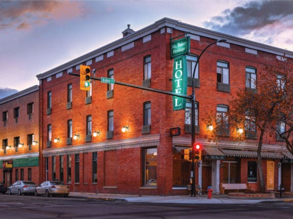 Street view of The Baker Hotel